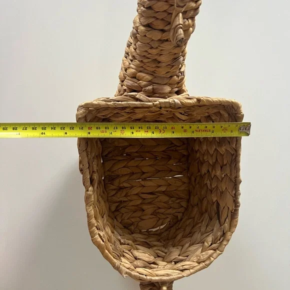 Woven Dinosaur Basket - Nursery Decor of Plant Holder - Picture 8 of 8